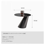 モダンな大理石センターテーブル | ステンレス製脚部付き | エレガントな多層板デザイン、リビングルームに最適！ fyeyj-5211