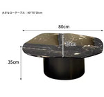 モダンデザイン 大理石とステンレスのセンターテーブル - エレガントなリビング空間を演出 fyeyj-5219