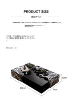 モダン大理石センターテーブル｜オーク素材使用・スタイリッシュデザインでリビングを彩る！ fyeyj-5220
