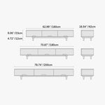 レッドオーク＆ウォールナットのテレビ台 - シンプルで高級感あふれるデザイン fyf-2225