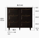高級感あふれる銅製キャビネット - シックなデザインの収納家具，モダンインテリアに最適！ fymj-4844