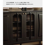 スタイリッシュな無垢材＆銅製キャビネット - シンプルで高級感溢れるアクリルデザイン fymj-4848