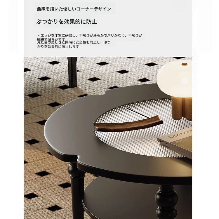 強化ガラス製センターテーブル – モダンデザインでインテリアを引き立てるおしゃれなリビング家具 fymj-4849