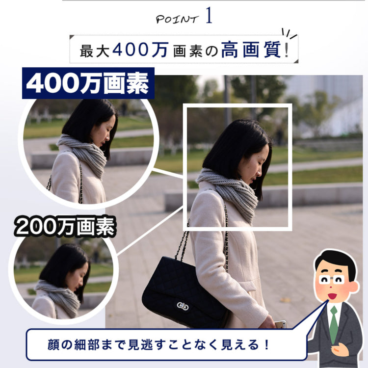 最新防犯カメラを1～10台まで自由に組み合わせ可能なセット K-GB205