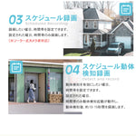 最新防犯カメラを1～10台まで自由に組み合わせ可能なセット K-GB205