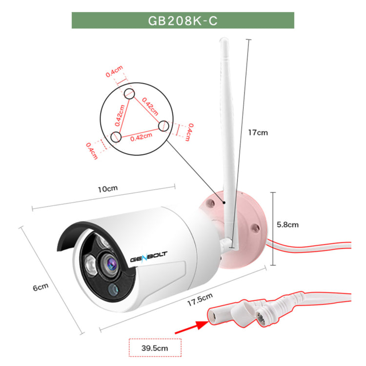 最新防犯カメラを1～10台まで自由に組み合わせ可能なセット K-GB205