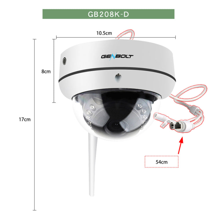 最新防犯カメラを1～10台まで自由に組み合わせ可能なセット K-GB205