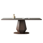 オーク多層板とセラミックの高級テーブル - 耐久性とスタイルを兼ね備えた逸品 hagst-1670