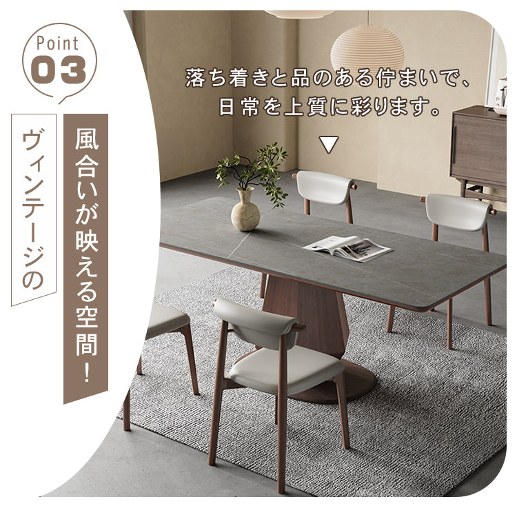 オーク多層板とセラミックの高級テーブル - 耐久性とスタイルを兼ね備えた逸品 hagst-1670