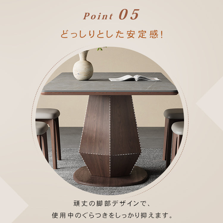 オーク多層板とセラミックの高級テーブル - 耐久性とスタイルを兼ね備えた逸品 hagst-1670