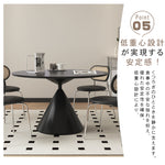 多層板とセラミック使用の高耐久テーブル hagst-1672