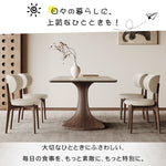 セラミックとオークの多層板テーブル - モダンデザインと耐久性に優れたリビング家具 hagst-5358