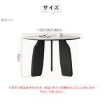 セラミック＆オーク多層板テーブル｜高級感漂うデザイン家具 hagst-568