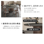セラミック＆アッシュ材多層板テーブル - 高級感溢れるデザインと耐久性 hagst-575