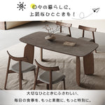 セラミック＆オーク 多層板 テーブル｜美しいデザインと耐久性を兼ね備えた家具 hagst-577