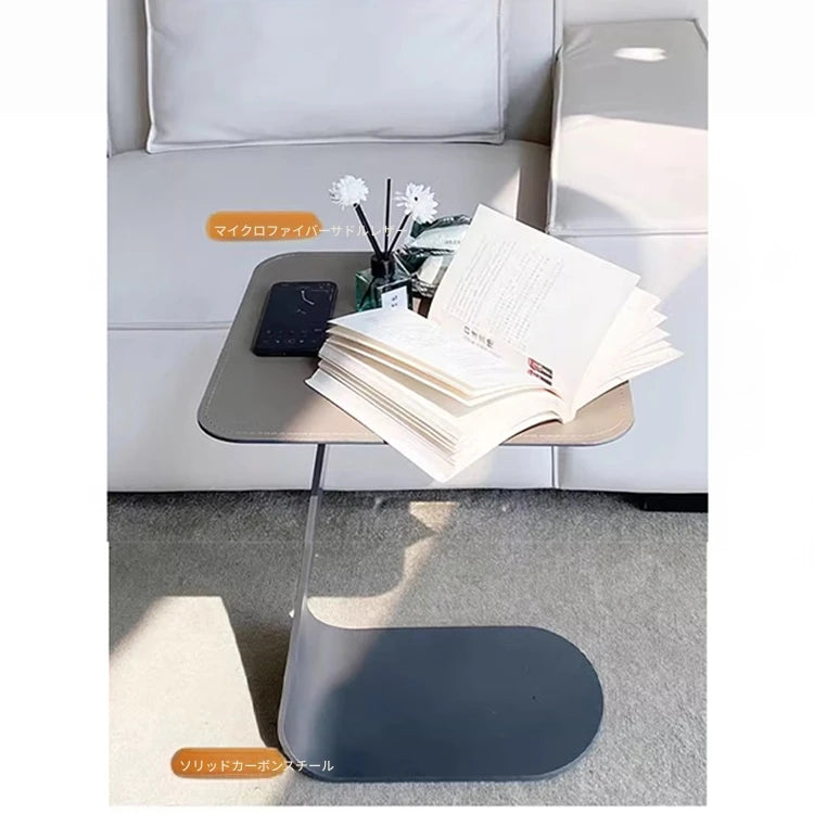 スタイリッシュな合成皮革センターテーブル｜モダンデザインでおしゃれなお部屋に最適なアイテム hakt-5146