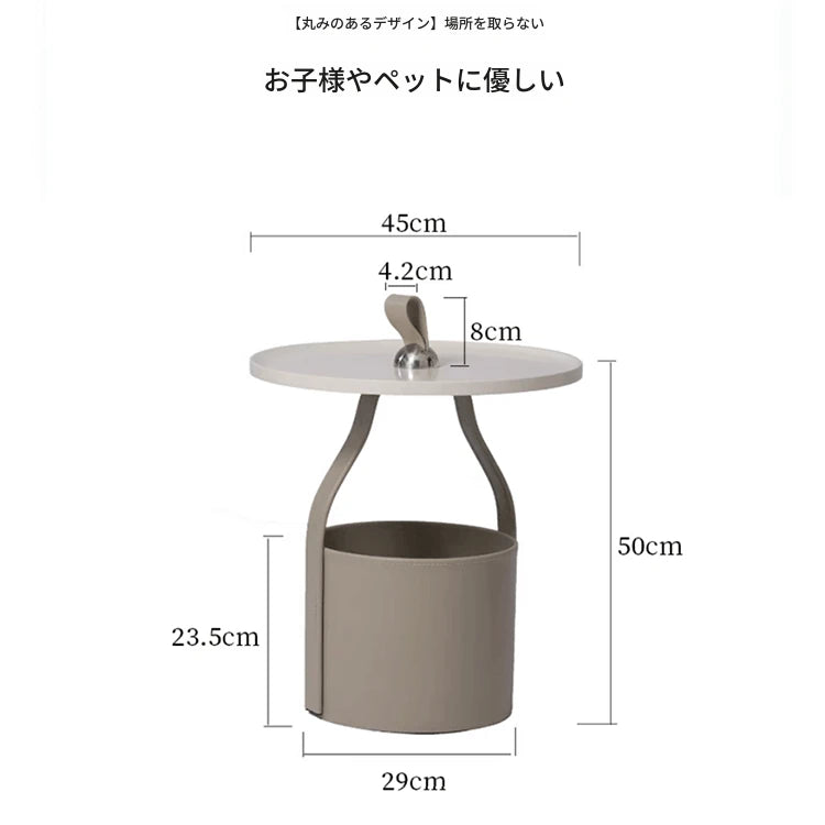 スタイリッシュな合成皮革センターテーブル - 中密度繊維板製で収納も便利！テーブルと収納ボックスが一体化したデザイン。 hakt-5156