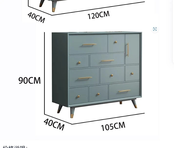 北欧風無垢材キャビネット｜高級感あふれる収納家具 hbs-4428