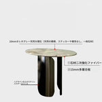 大理石センターテーブル ステンレスベース 多層デザイン 高級感のあるリビング家具 hbso-3014