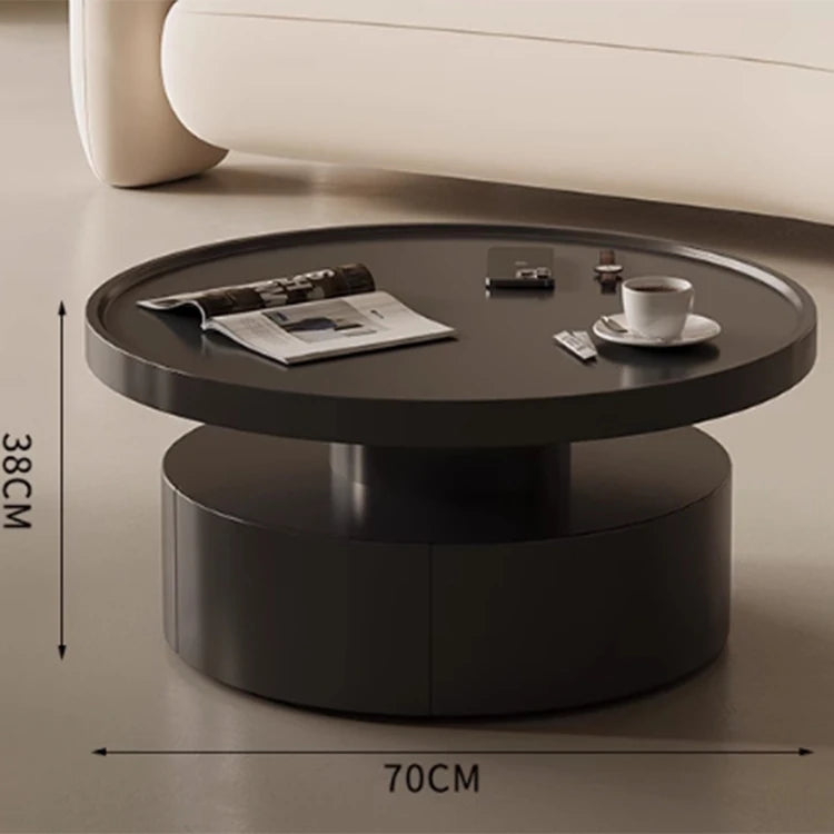 モダンデザインのセンターテーブル｜ホワイト・ラウンドシェイプ・高品質家具｜リビングルームにぴったり！ hch-3093