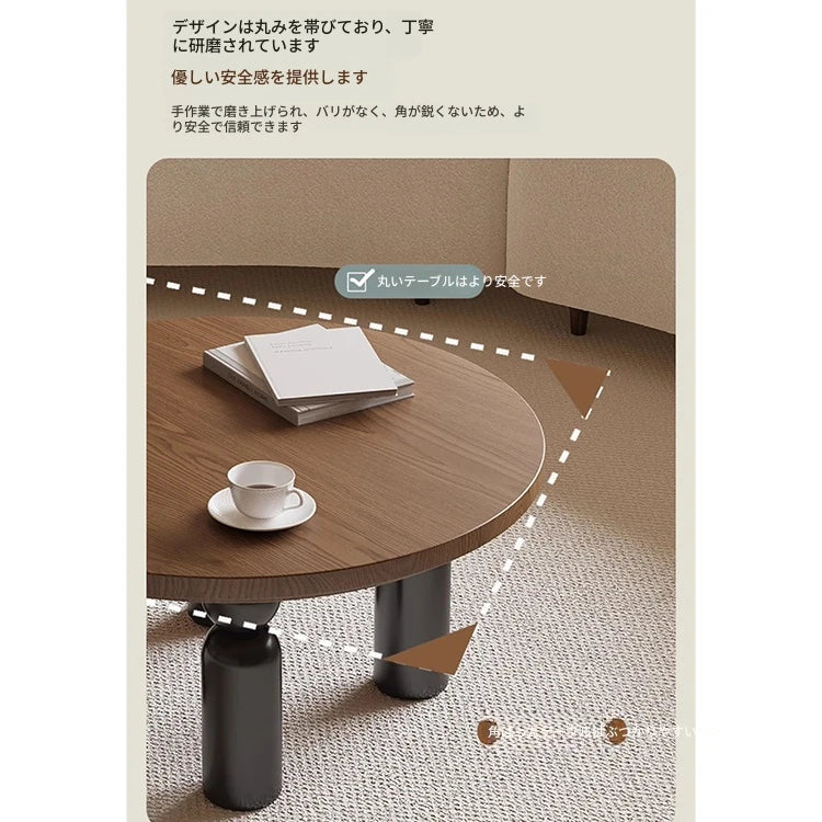 無垢材と多層板のスタイリッシュなセンターテーブル｜モダンデザインのリビング家具 hch-3095