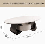セラミック製 シンプルデザイン センターテーブル - モダンなリビングを彩るおしゃれな家具 hch-3101