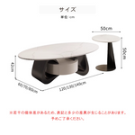 セラミック製 シンプルデザイン センターテーブル - モダンなリビングを彩るおしゃれな家具 hch-3101