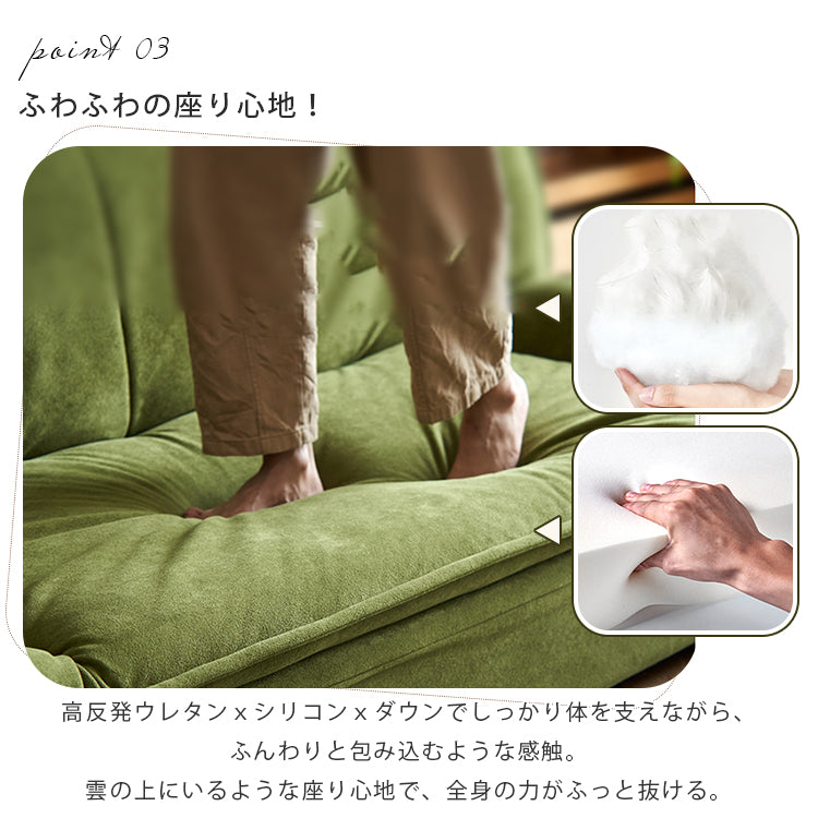 多機能ソファベッド 折りたたみ式 伸縮可能 小スペース向け 二人掛け リビング用 帆船デザイン hemw-5414