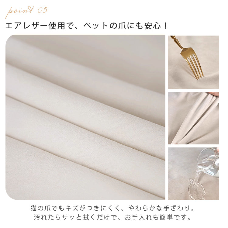 収納付き雲形ソファ 小型リビング向け 原木風 ファブリック 北欧風 無垢材ソファベッドhemw-5417