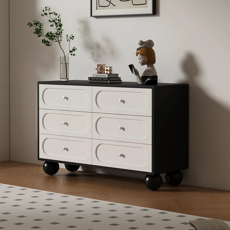無垢材パイン製シンプルデザインキャビネット｜多層板収納家具｜モダンリビングスタイル hfgxc-4860