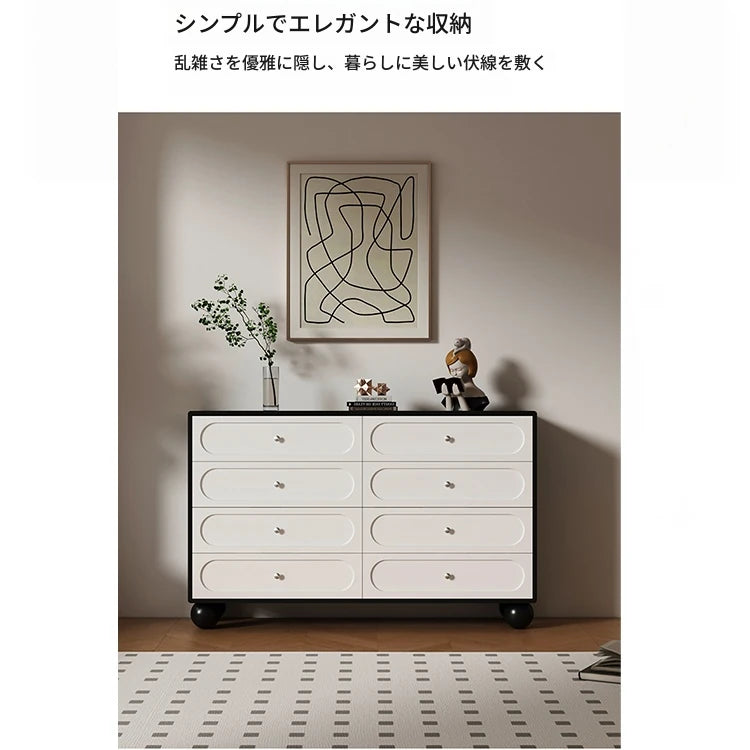 無垢材パイン製シンプルデザインキャビネット｜多層板収納家具｜モダンリビングスタイル hfgxc-4860