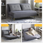 折りたたみ式 ソファーベッド｜テックファブリック 多機能 アパート・書斎対応 リビング用 hgd-0209-55