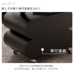 移動式リビングテーブル 家庭用 フレンチ風 ラグジュアリー感 ミニマルデザイン 楕円形 シンプル ワゴン型サイドテーブル hgf-5380