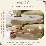 現代シンプル軽ラグジュアリー岩板テーブル 可動式で高級感あるリビングサイドキャビネット hgf-5381