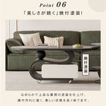 軽ラグジュアリー岩板センターテーブルセット 可動式で高級感あるリビング向け hgf-5382