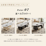 移動式リビングテーブル 家庭用 フレンチ風 ラグジュアリー感 ミニマルデザイン 楕円形 シンプル ワゴン型サイドテーブル hgf-5383