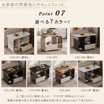 岩板ミニサイドテーブル 小型 ラグジュアリー感 移動式 家庭用 ティーテーブル リビング hgf-5385