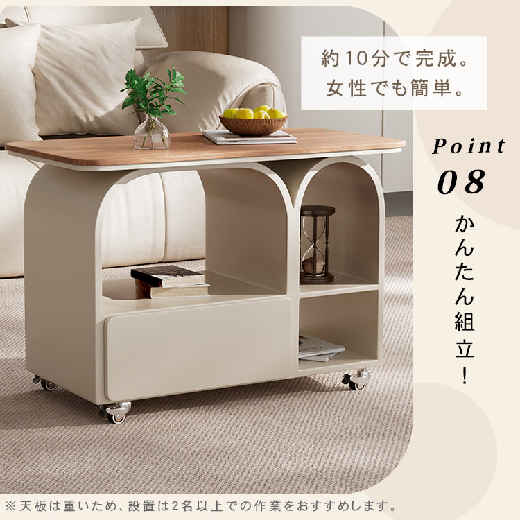 岩板ミニサイドテーブル 小型 ラグジュアリー感 移動式 家庭用 ティーテーブル リビング hgf-5385