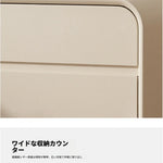 エレガントなナイトテーブル 無垢材と合皮のコンビネーション - 寝室を彩るスタイリッシュな家具 hjd-3144