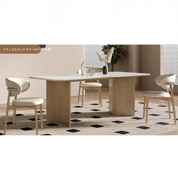 テーブル ホワイト ブラック カラー1 カラー2 カラー3 カラー4 セラミック 多層板 hjj-3640