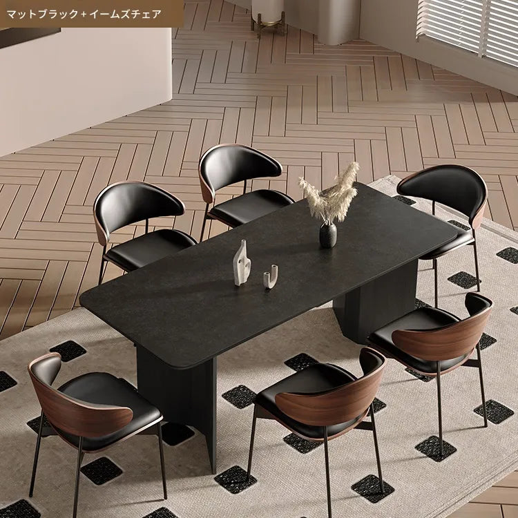 テーブル ホワイト ブラック カラー1 カラー2 カラー3 カラー4 セラミック 多層板 hjj-3640