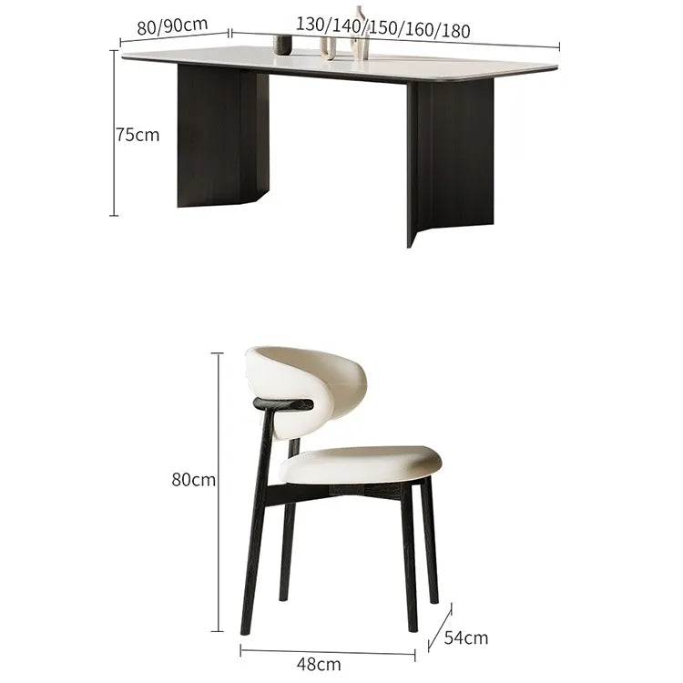 テーブル ホワイト ブラック カラー1 カラー2 カラー3 カラー4 セラミック 多層板 hjj-3640