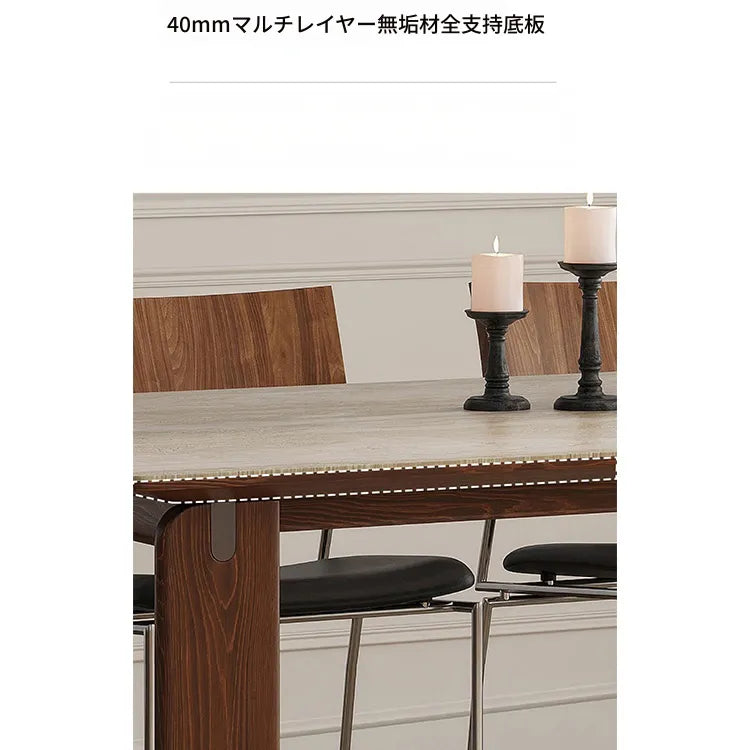テーブル ベージュ セラミック アッシュ材 多層板 hjj-3646