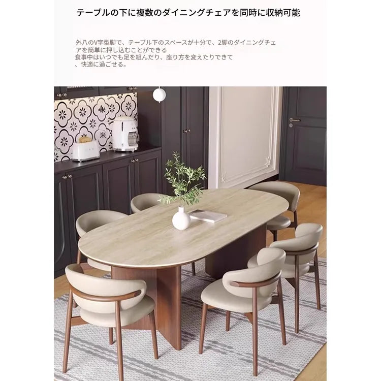 テーブル ベージュ セラミック 多層板 hjj-3647