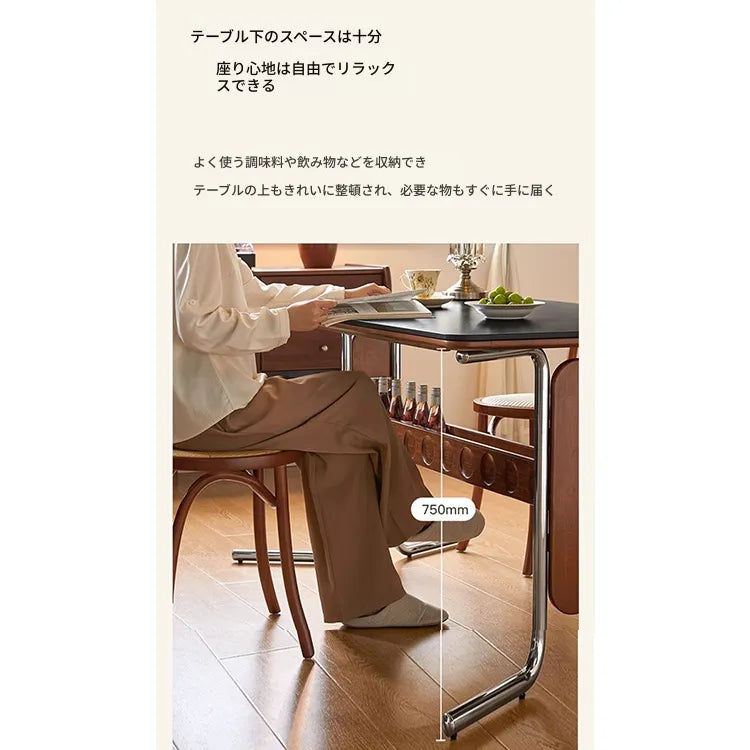 テーブル ホワイト ブラック ベージュ セラミック アッシュ材 多層板 ステンレス hjj-3648