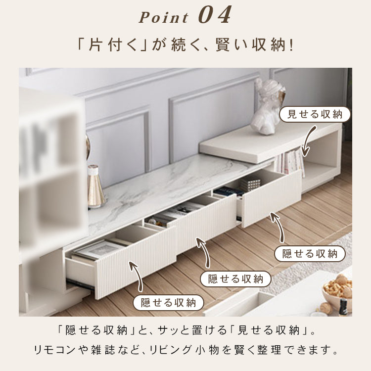 セラミック製高級テレビ台 モダンなデザインと卓越した耐久性 hjl-1182