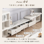 セラミック製高級テレビ台 モダンなデザインと卓越した耐久性 hjl-1182