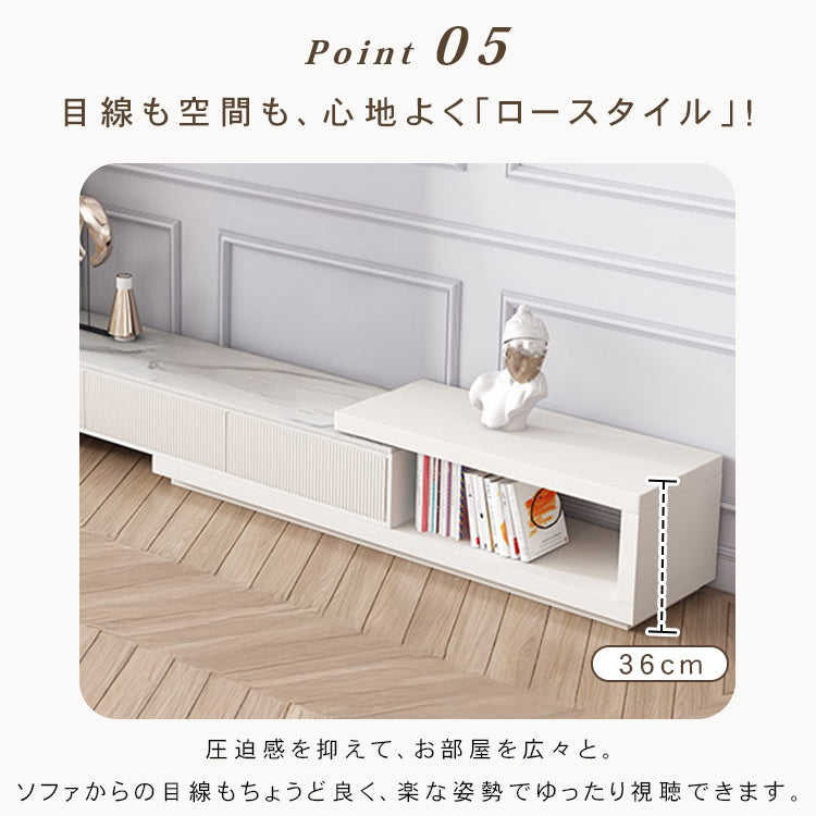 セラミック製高級テレビ台 モダンなデザインと卓越した耐久性 hjl-1182