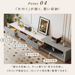 セラミック パイン製の高級テレビ台 | モダンデザイン & 耐久性 hjl-1186