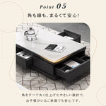 セラミック製センターテーブル｜高級感あふれるデザインと抜群の耐久性 hjl-1187